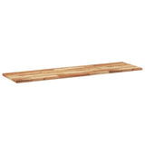 Vidaxl wandschap zwevend olieafwerking 140x40x2 cm massief acaciahout