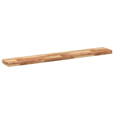 Vidaxl wandschappen 3 st zwevend olieafwerking 120x20x4 cm acaciahout