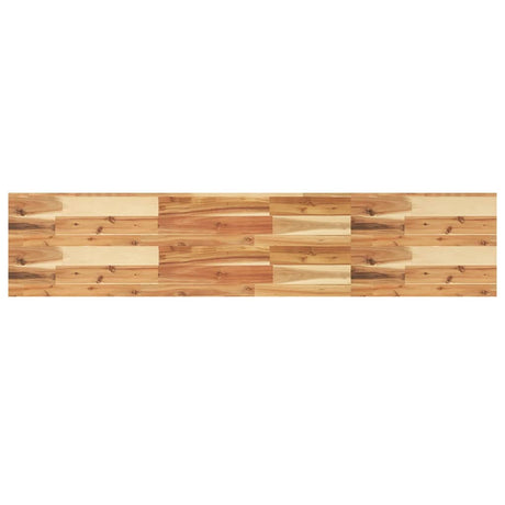 Vidaxl wandschap zwevend olieafwerking 140x30x4 cm massief acaciahout