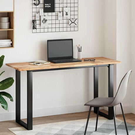Vidaxl bureaublad 120x50x2 cm onbehandeld massief acaciahout