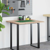 Vidaxl bureaublad 100x60x2 cm onbehandeld massief acaciahout