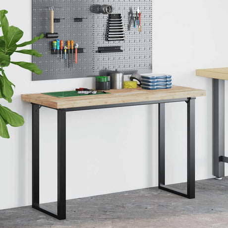 Vidaxl bureaublad 120x50x4 cm onbehandeld massief acaciahout