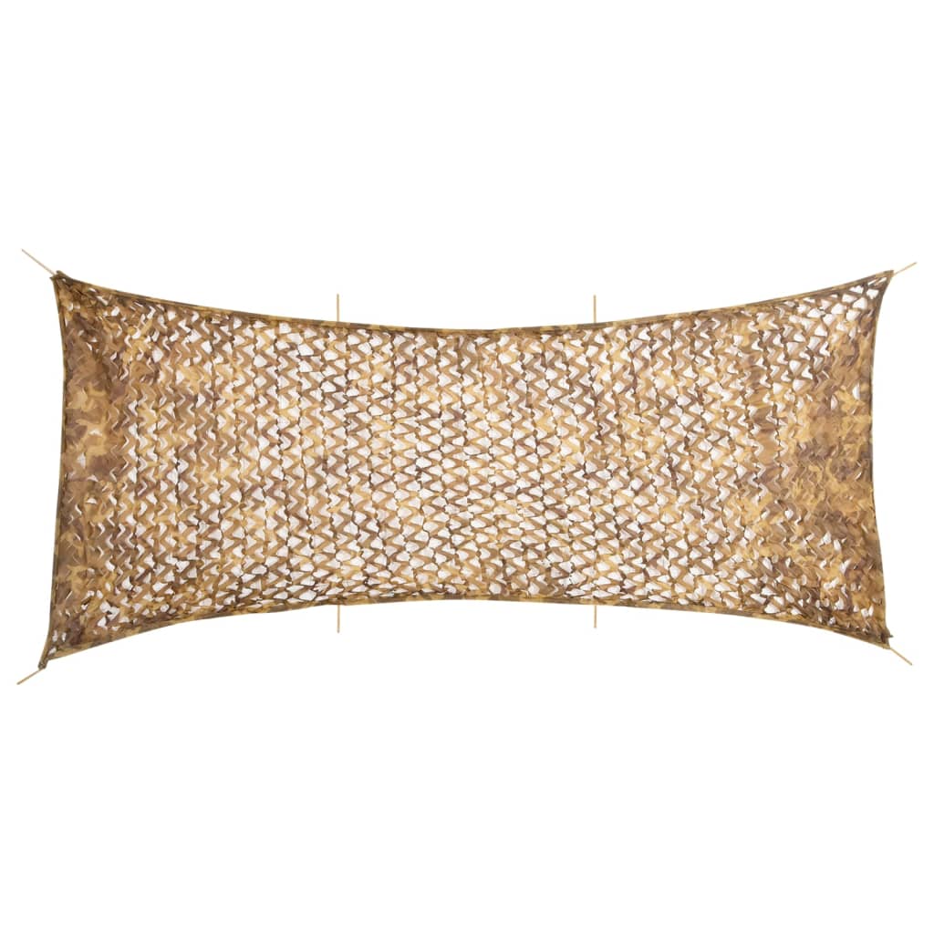 Vidaxx Tarnnetz mit Aufbewahrungstasche 627x290 cm sandfarben