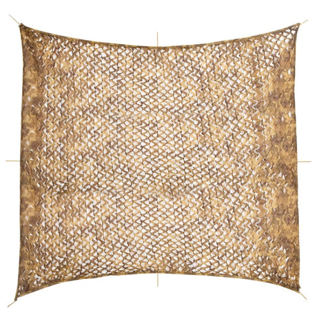 Vidaxx Tarnnetz mit Aufbewahrungstasche 416x402 cm sandfarben