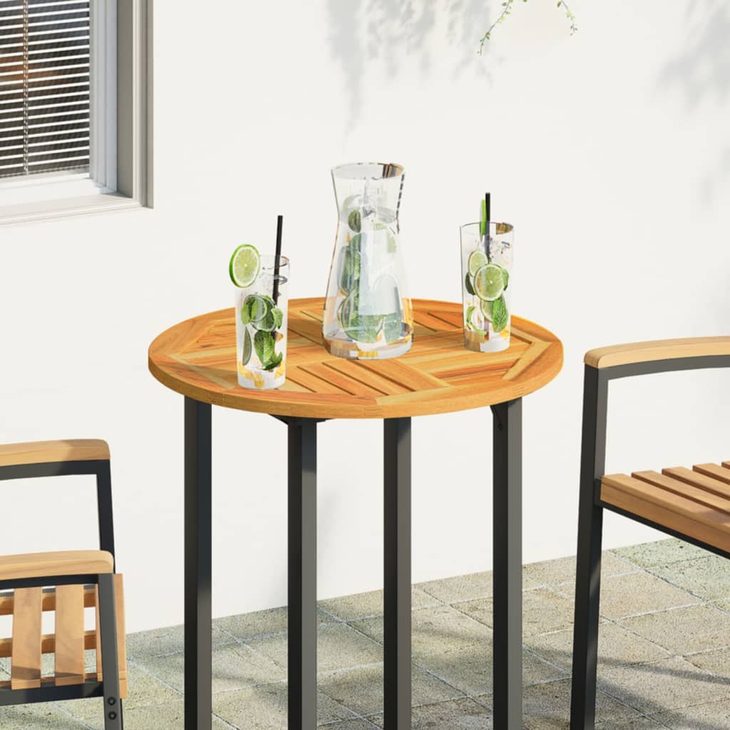 Vidaxl tafelblad rond ø 60x2 cm massief acaciahout