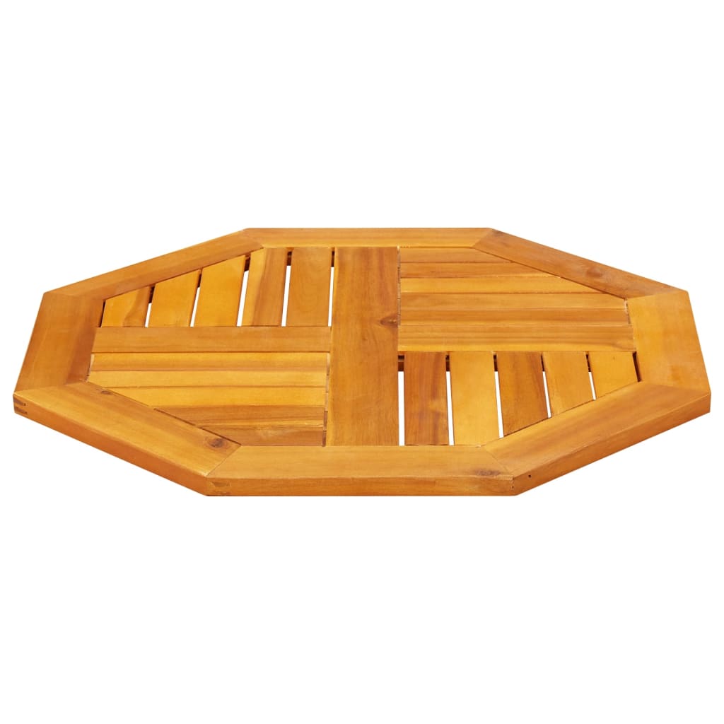 Vidaxl tafelblad achthoekig 60x60x2 cm massief acaciahout