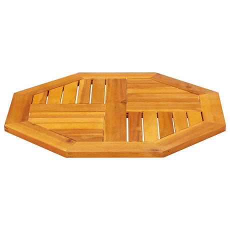 Vidaxl tafelblad achthoekig 60x60x2 cm massief acaciahout