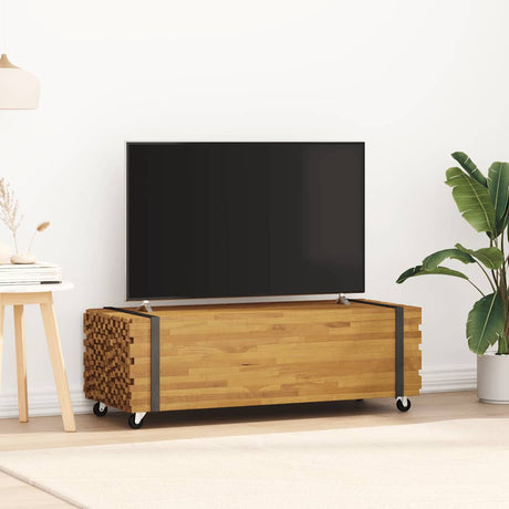 Vidaxl salontafel 110x45x35 cm massief teakhout