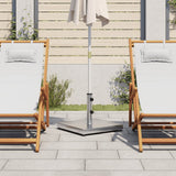 VidaXL Sonnenschirmständer für Stangen von Ø32 38 48 mm 28 kg quadratisch