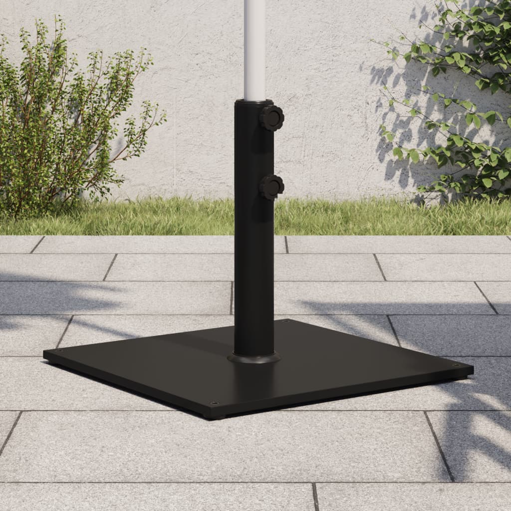 Vidaxl Sonnenschirmständer für Stangen von ø32 38 48 mm 17 kg quadratisch