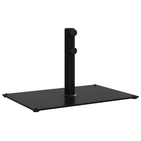 Vidaxl Sonnenschirmständer für Stangen von ø32 38 48 mm 15 kg rechteckig