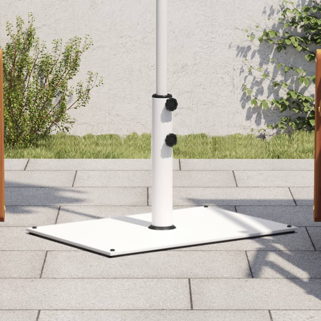 Vidaxl Sonnenschirmständer für Stangen von ø32 38 48 mm 15 kg rechteckig