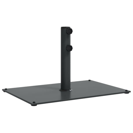 Vidaxl Sonnenschirmständer für Stangen von ø32 38 48 mm 15 kg rechteckig