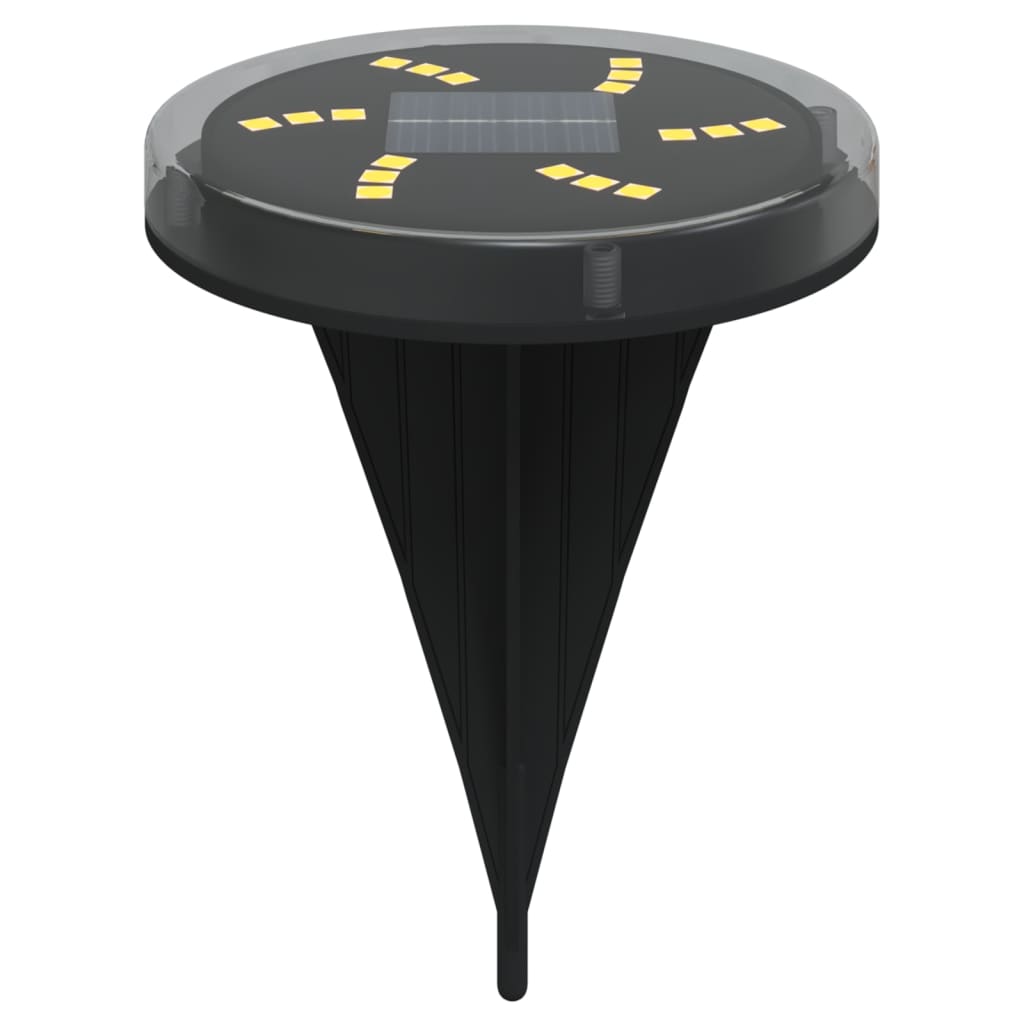 Vidaxx Bodenlampen 4 Stück Solar mit Erdspießen warmweiß