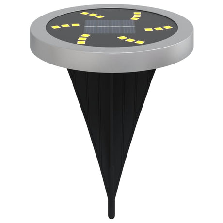 Vidaxx Bodenlampen 4 Stück Solar mit Erdspießen warmweiß