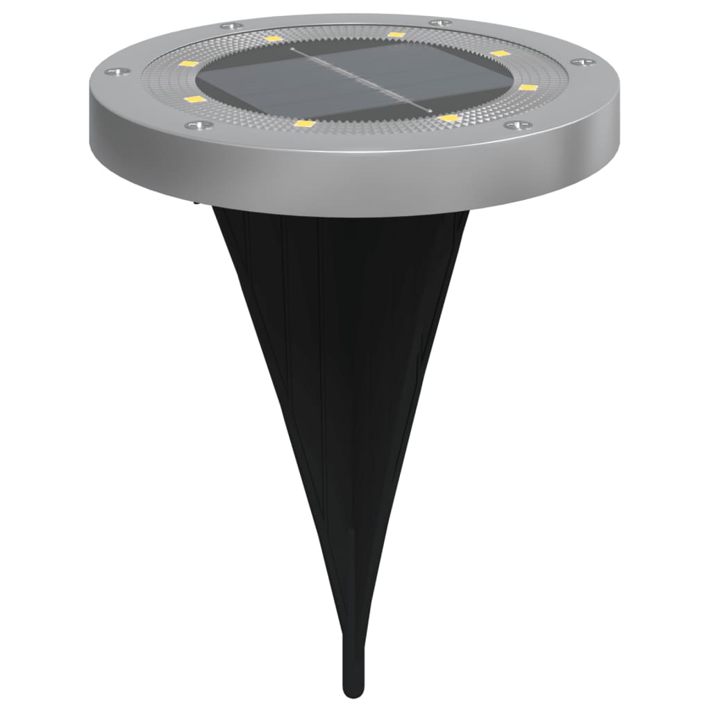 Vidaxx Bodenlampen 4 Stück Solar mit Erdspießen warmweiß