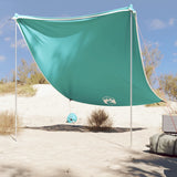 Vidaxx Strandmarkise mit Sandankern 214x236 cm grün