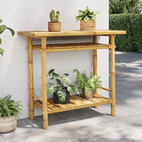 Vidaxl wandtafel 90x37x75 cm bamboe