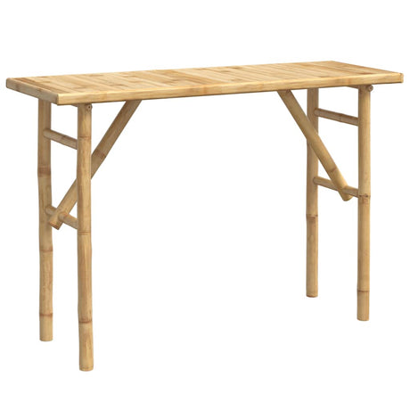 Vidaxl wandtafel 115x39x75 cm bamboe