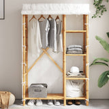 Vidaxl kledingkast 110x45x170 cm bamboe