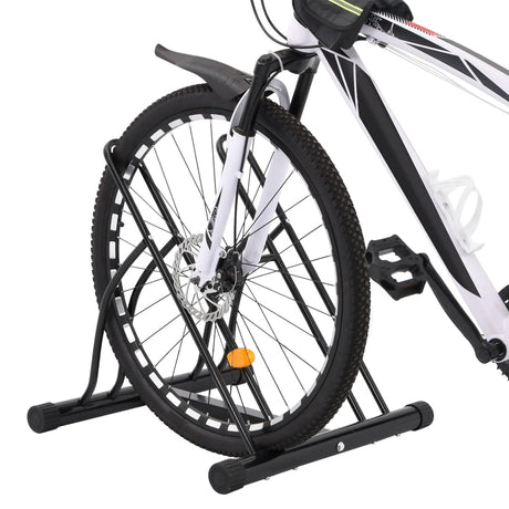 Vidaxx Fahrradständer für 2 Fahrräder, freistehend aus Stahl
