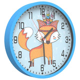 Vidaxxl-Wanduhr ø25,5 cm, Polystyrol und blaues Glas