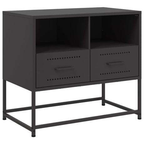 Vidaxl tv-meubel 68x39x60,5 cm staal zwart