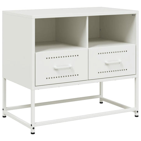 Vidaxl tv-meubel 68x39x60,5 cm staal wit