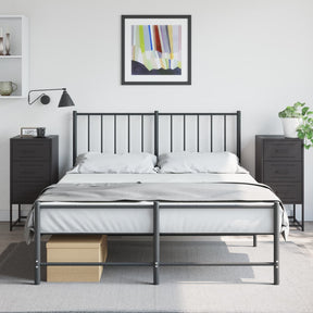 Vidaxl nachtkastjes 2 st 36x39x78 cm staal zwart