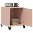 Vidaxl nachtkastjes 2 st 36x39x43,5 cm staal roze