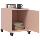 Vidaxl nachtkastjes 2 st 36x39x43,5 cm staal roze