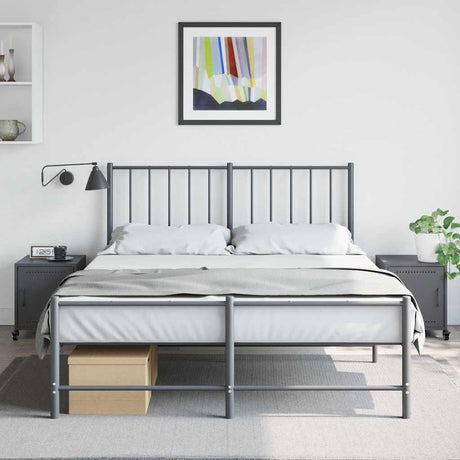 Vidaxl nachtkastjes 2 st 36x39x43,5 cm staal antracietkleurig