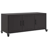 Vidaxl tv-meubel 100,5x39x43,5 cm staal zwart