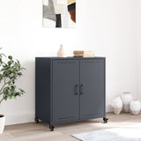 Vidaxl dressoir 68x39x72 cm staal antracietkleurig