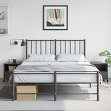 Vidaxl nachtkastjes 2 st 36x39x43,5 cm staal zwart