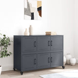 Vidaxl dressoir 100,5x39x72 cm staal antracietkleurig