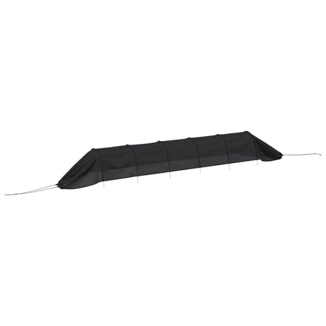 Vidaxx Wachstumstunnel 300x50x48,5 cm Stahl und Polyethylen schwarz
