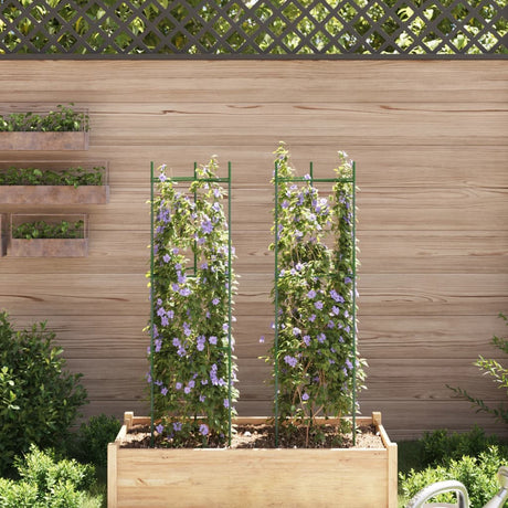 Vidaxl Tomatenkäfig 2 Stück 116 cm Stahl und Polypropylen