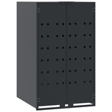 Vidaxx Containeraufbewahrung für 1 Container 69x79x117 cm Stahl Anthrazit