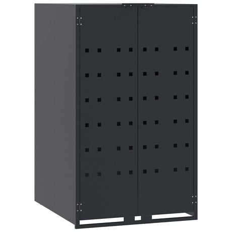 Vidaxx Containeraufbewahrung für 1 Container 69x79x117 cm Stahl Anthrazit