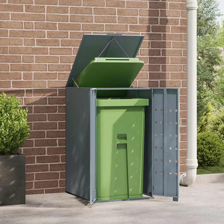 Vidaxx Containeraufbewahrung für 1 Container 69x79x117 cm stahlgrau