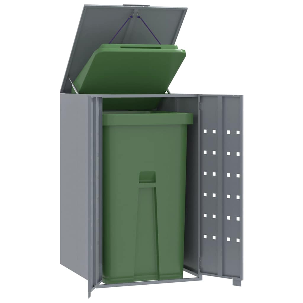 Vidaxx Containeraufbewahrung für 1 Container 69x79x117 cm stahlgrau