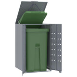 Vidaxx Containeraufbewahrung für 1 Container 69x79x117 cm stahlgrau