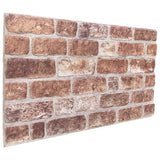 VidaXL Wandpaneele 10 Stk. 3D 100x50 cm EPS braun