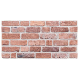 VidaXL Wandpaneele 10 Stk. 3D 100x50 cm EPS rot