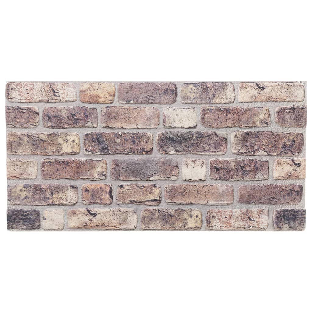 VidaXL Wandpaneele 10 Stk. 3D 100x50 cm EPS dunkelbraun