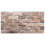 VidaXL Wandpaneele 10 Stk. 3D 100x50 cm EPS braun