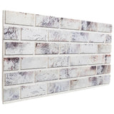 VidaXL Wandpaneele 10 Stk. 3D 100x50 cm EPS hellgrau