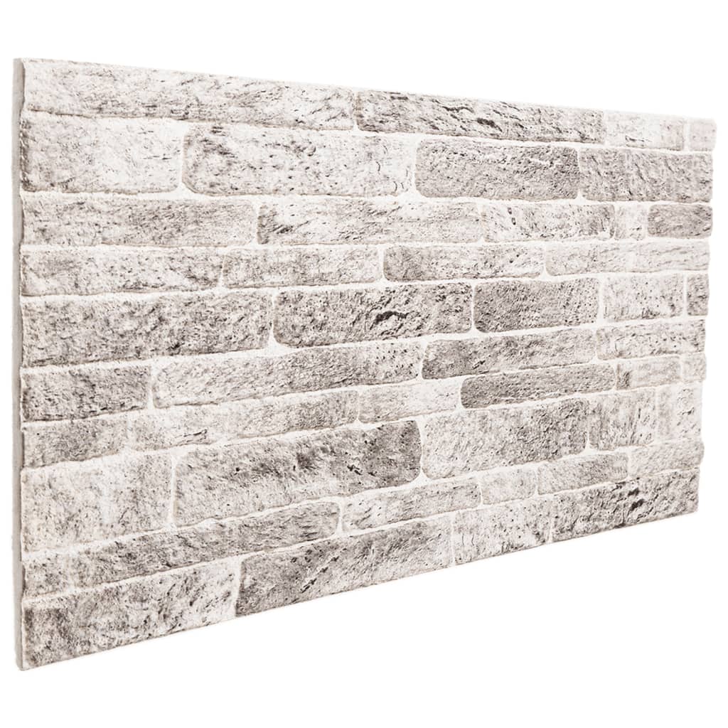 VidaXL Wandpaneele 10 Stk. 3D 100x50 cm EPS Hellgrau