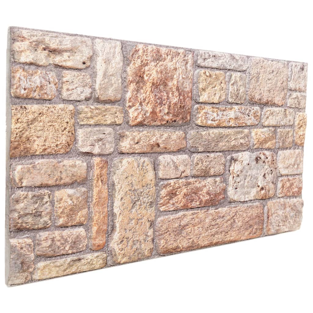 VidaXL Wandpaneele 10 Stk. 3D 100x50 cm EPS braun